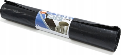 Attēls no Geko Worki na mieci GRUZ 120L (rolka 5szt) - czarne (20)