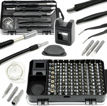 Attēls no Geko Zestaw bitów i narzdzi do prac precyzyjnych 115el (20)