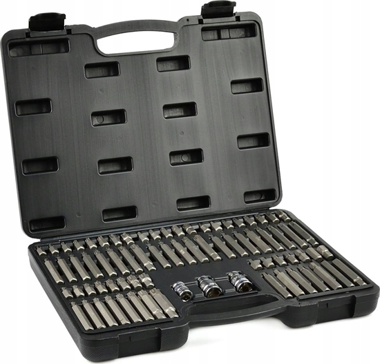 Изображение Geko Zestaw bitów imbus torx spline 75el. (5)