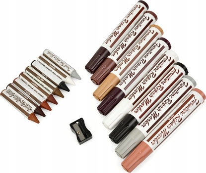 Attēls no Geko Zestaw do naprawy paneli, mebli, drewna 17el. (80)