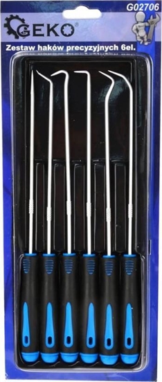 Picture of Geko ZESTAW HAKÓW PRECYZYJNYCH 6EL.(72) G02706 GEKO
