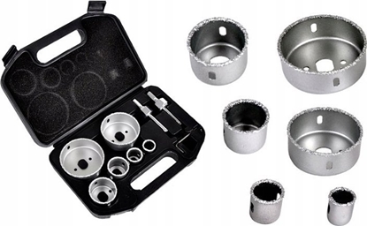 Attēls no Geko Zestaw otwornic wolframowych 22-73mm 9el.(24)