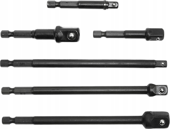 Picture of Geko Zestaw przeduek udarowych Hex 1/4"-1/2" 6szt. (6/48)