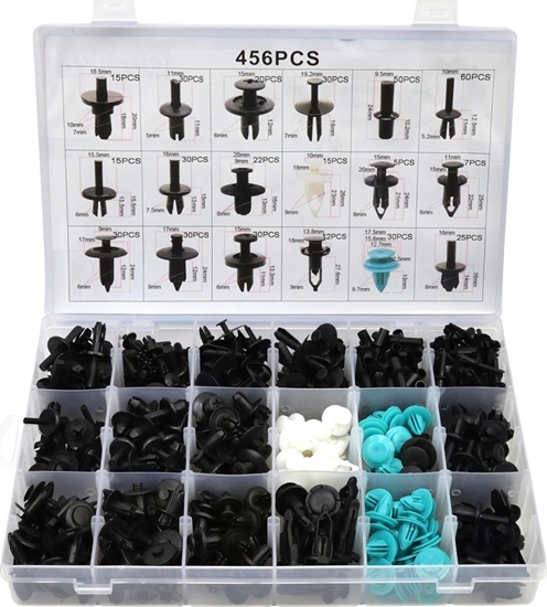 Picture of Geko Zestaw spinek i koków samochodowych 456szt. (20)