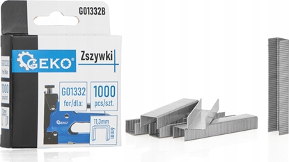 Attēls no Geko Zszywki 1.2x11.3mm 6mm 1000szt. (200)