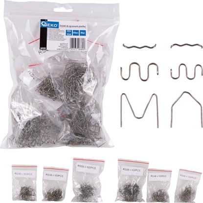 Attēls no Geko ZSZYWKI DO ZGRZEWARKI RS16-RS46 600szt. GEKO