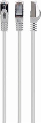 Изображение Patch cord Kat.6A S/FTP LSZH 1m biały 