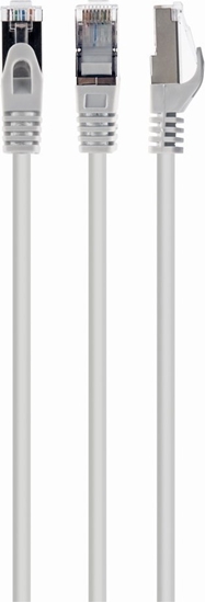 Изображение Patch cord Kat.6A S/FTP LSZH 1m biały 