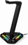 Picture of Genius Genius Stojak na suchawki z podwietleniem RGB GX-UH100, 2x USB-A 2x USB-C HUB, czarny