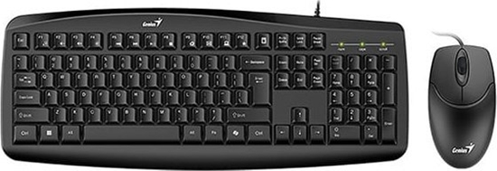 Picture of Genius Smart KM-200 Copilot, zestaw klawiatura z przewodow� mysz� optyczn�, CZ/SK, przewodowa (USB), czarna