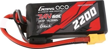 Attēls no Gens ace GensAce G-Tech LiPo 2200mAh 7.4V 60C 2S1P XT60 Battery