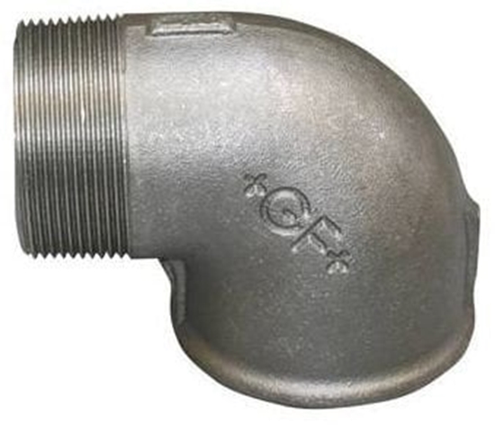 Picture of Georg Fischer GF GEORG FISCHER 1/2 sort vinkel 90 grader muffe / nippel