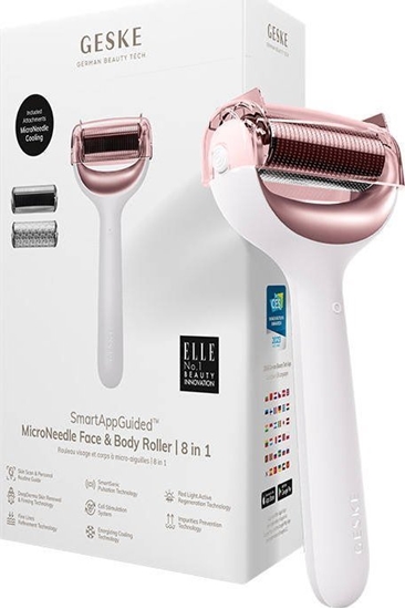 Picture of Geske Roller do mezoterapii igowej twarzy i ciaa 8w1 Geske z Aplikacja (starlight)