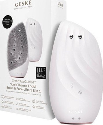 Attēls no Geske Soniczna szczoteczka termiczna & lifting do twarzy 8w1 Geske z Aplikacj (starlight)