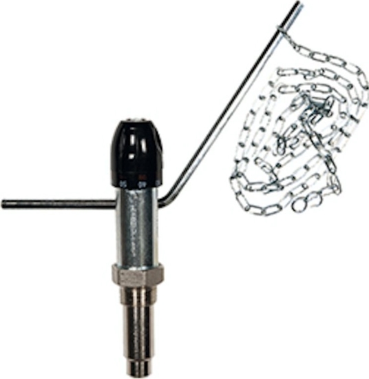 Picture of Giacomini Miarkownik cigu kominowego z zabezpieczeniem, nastawa 30-100 st 3/4"