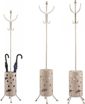 Изображение Gift Decor Wieszak na ubrania Stojak na parasole Metal Krem (44 x 185 x 44 cm)