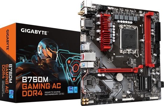 Изображение Gigabyte B760M GAMING AC DDR4 Intel B760 Express LGA 1700 micro ATX