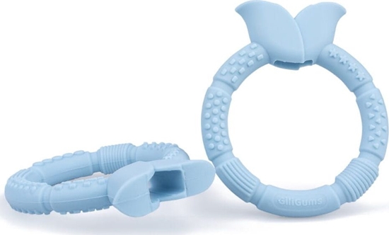 Picture of Gili Gums Gryzak sensoryczny Kwiatek niebieski 3m+ GiliGums