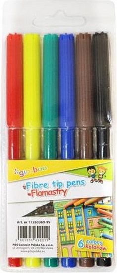 Picture of Gimboo FLAMASTRY GIMBOO 6 KOLORÓW