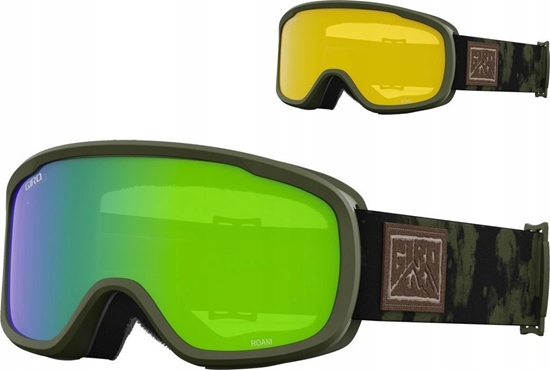 Picture of Giro Gogle zimowe GIRO ROAM TRAIL GREEN CLODDUST (szyba LODEN GREEN 26% S2 + YELLOW 77% S1) (NEW 2023/2024)
