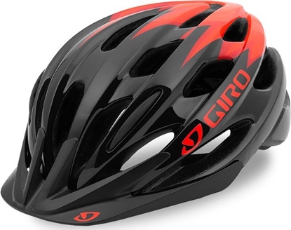 Picture of Giro Kask dziecicy juniorski GIRO RAZE Rozmiar kasku: Uniwersalny(50-57 cm), Wybierz kolor: Matte Black Vermillion