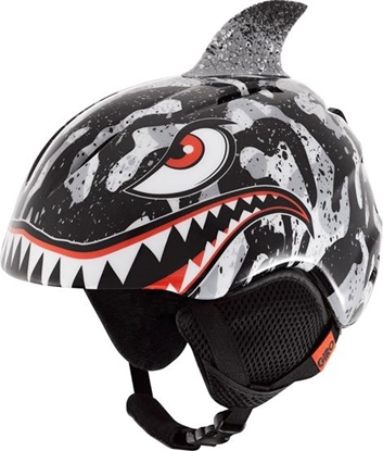 Attēls no Giro Kask LAUNCH PLUS black grey tiger shark r. XS (48.5-52 cm) (GR-70736)