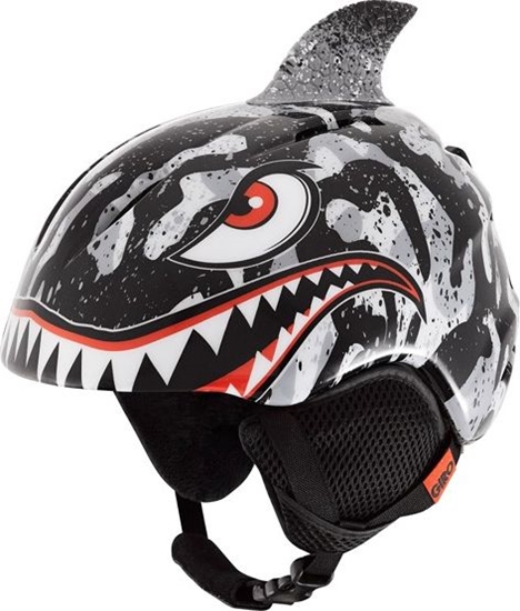 Picture of Giro Kask LAUNCH PLUS black grey tiger shark r. XS (48.5-52 cm) (GR-70736)