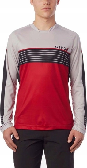 Picture of Giro Koszulka mska ROUST JERSEY LS dugi rkaw dark red 6 string roz. M - GR-8053462