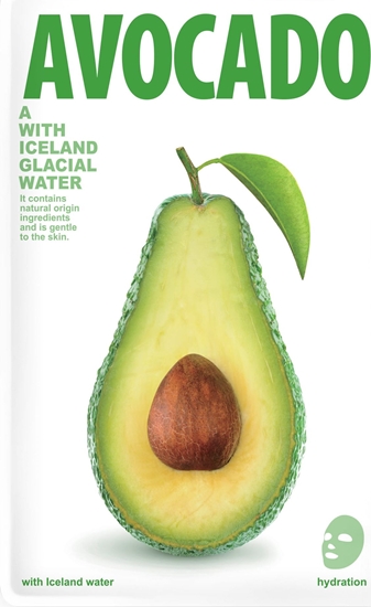 Picture of Glacial Water Koreaska maseczka na twarz AWOKADO