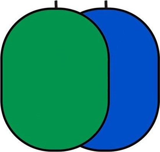 Изображение GlareOne Blenda fotograficzna GlareOne to 2w1 zielono niebieska 150x200cm