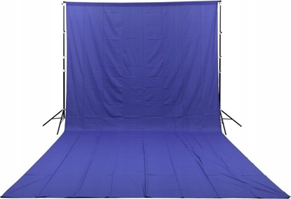 Изображение GlareOne GlareOne Blue Screen - niebieskie to materiaowe 3x6