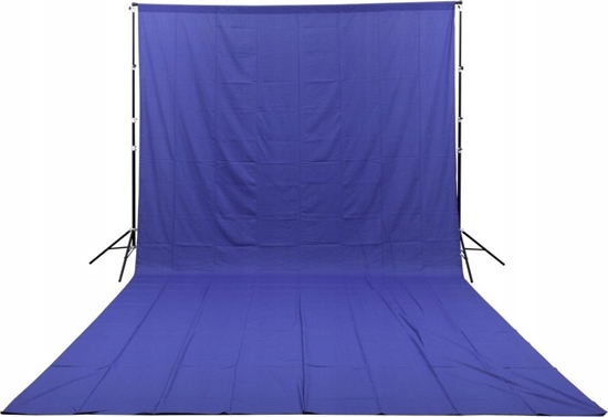 Изображение GlareOne GlareOne Blue Screen - niebieskie to materiaowe 3x6