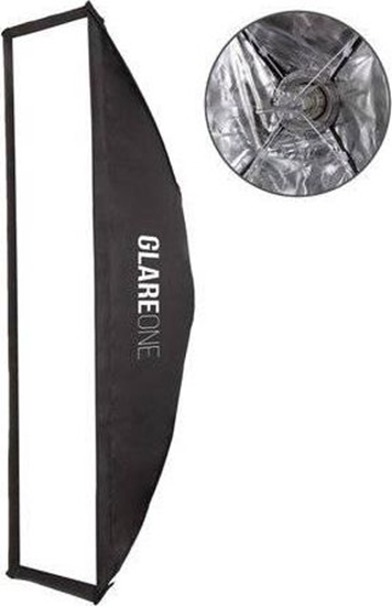 Изображение GlareOne Softbox prostoktny GlareOne szybki monta Easy Fold 30x120 cm