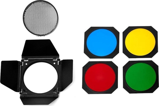 Изображение GlareOne Wrota z plastrem miodu i zestawem filtrów kolorowych do czasz 18 cm