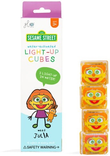 Picture of Glo Pals, Kostki sensoryczne wiecce w wodzie - Julia, 4 szt.