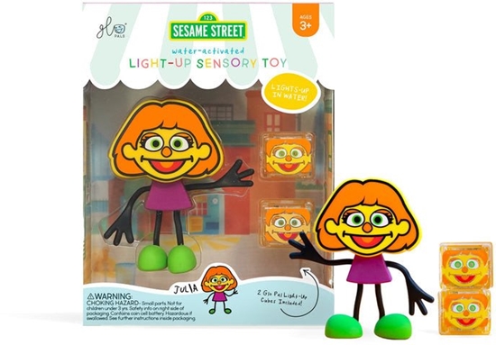 Picture of Glo Pals, Posta do kpieli Julia - zestaw z dwiema kostkami sensorycznymi wieccymi w wodzie