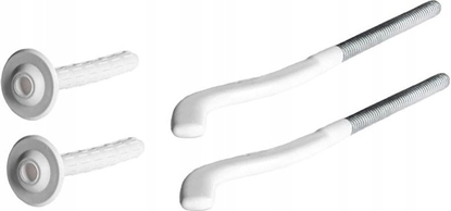 Picture of Global Wieszak do grzejnika kuty plastyfikowany (kpl.2szt)WIESZAK KUTY PLASTYFIK.2 SZT.