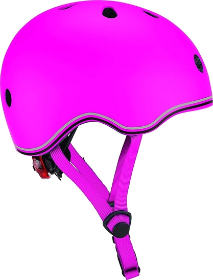 Picture of Globber Kask EVO Lights pink (506-110)