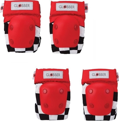 Attēls no Globber Ochraniacze na okcie i kolana Globber 529-001 Racing Red Uniwersalny