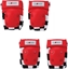 Picture of Globber Ochraniacze na okcie i kolana Globber 529-001 Racing Red Uniwersalny
