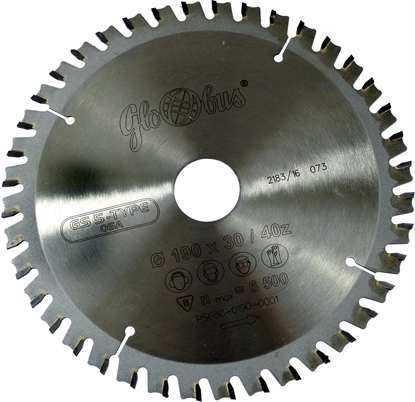 Изображение Globus PIA TARCZOWA DNPDe 190x30x2,7/1,6/40z 1GS5 GLOBUS