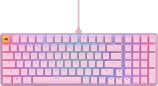 Picture of Glorious PC Gaming Race Glorious GMMK 2 Full-Size Tastatur - Fox Switches, ANSI-Layout, pink
