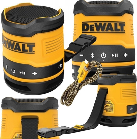 Изображение Gonik Dewalt DCR009-XJ Przenony gonik budowlany 5W, Bluetooth DeWalt