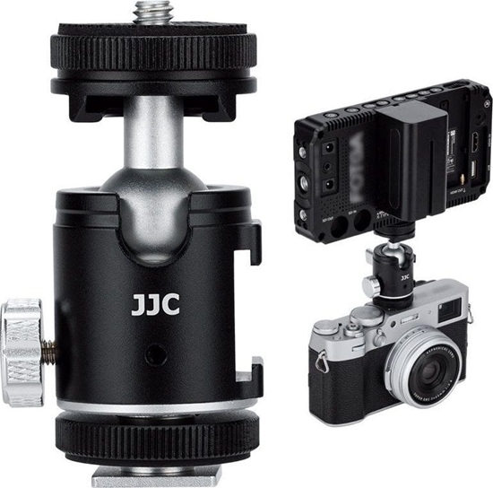 Изображение Gowica JJC Gowica Kulowa 3D Aluminium 3x ISO 2x Gwint 1/4'' do Aparat Kamera Telefon / BH-SM1