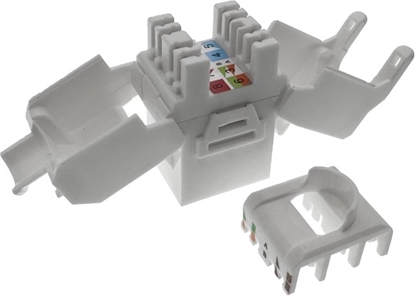 Picture of Schneider Electric Gniazdo keystone, RJ45, beznarzdziowe, nieekranowane, kat. 6A, (MKB-U6A-1)