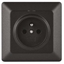 Изображение Gniazdo pojedyncze Emos A6001.2 FRENCH IP20 antracyt