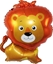 Изображение GoDan Balon foliowy Lew z grzyw 66x48 BF-HLWG 10584