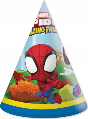 Изображение GoDan Czapeczki papierowe Spidey & His Amazing... 6szt