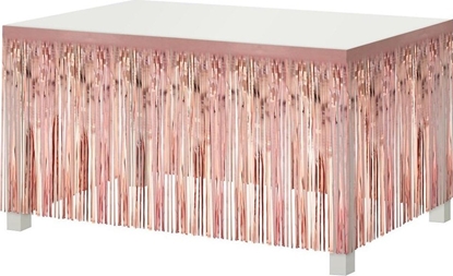 Изображение GoDan Dekoracja na brzeg stou róowo-zota 80x300cm