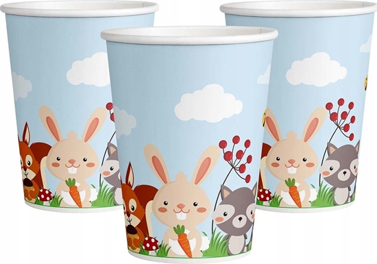 Picture of GoDan Kubki papierowe Le¶ne zwierz±tka 8szt